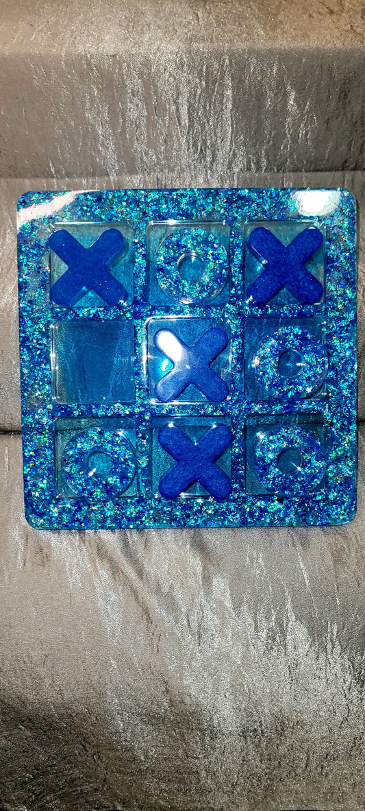 Blue Tic Tac Toe