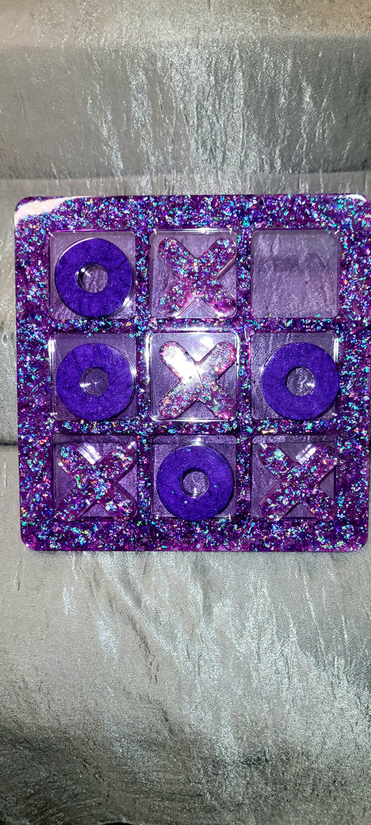 Purple Tic Tac Toe