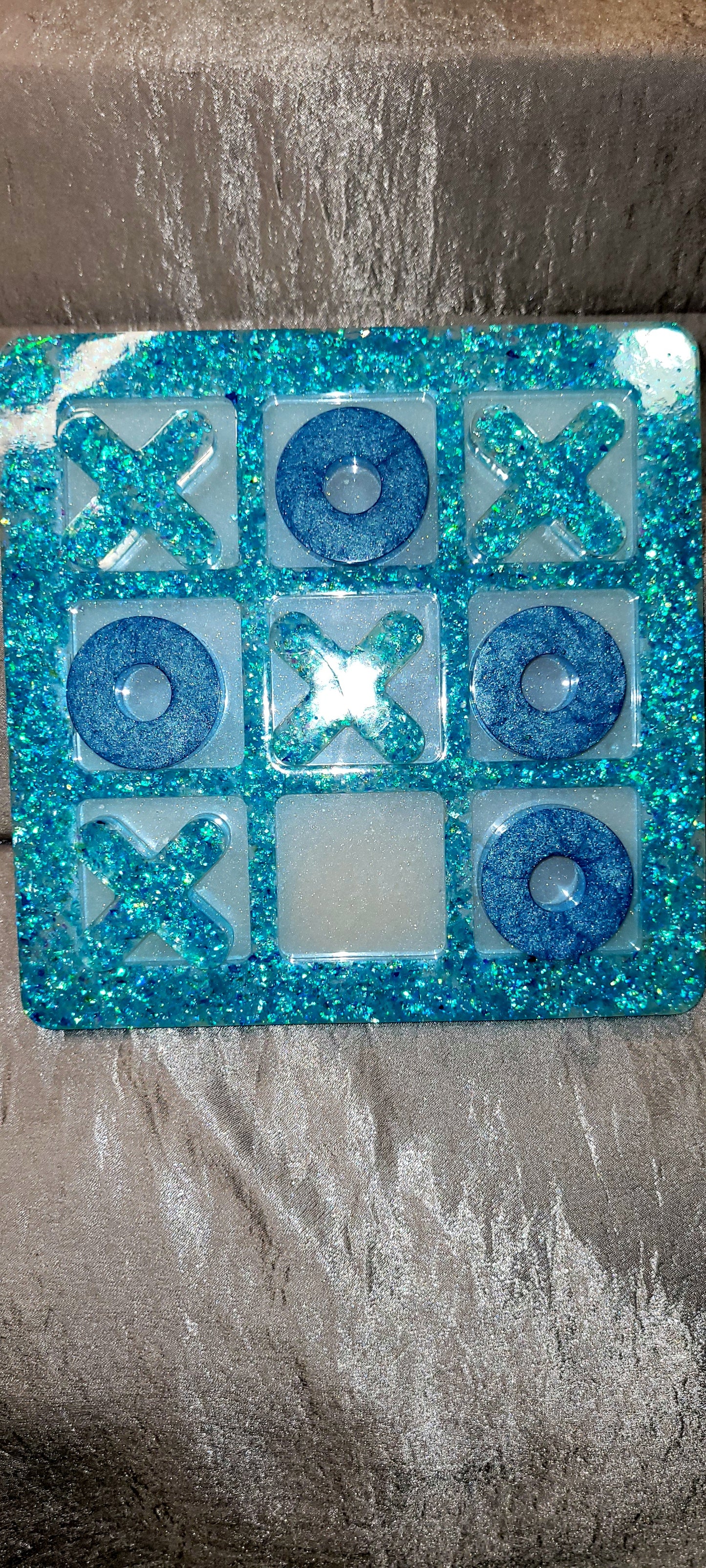 Turquoise Tic Tac Toe