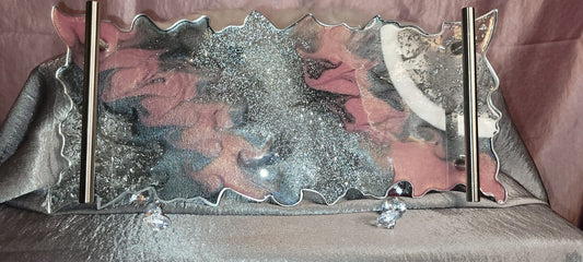 Rose and Grey Vanity Tray