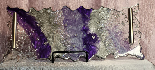 Purple Vanity Tray